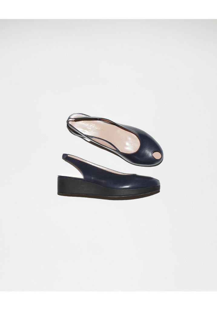 Vuton Peep Toe Slingback