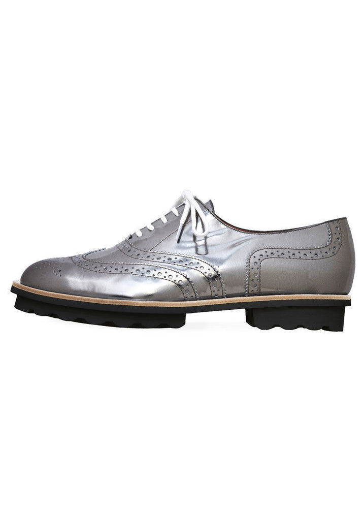 Wilma Metallic Wingtip Oxford