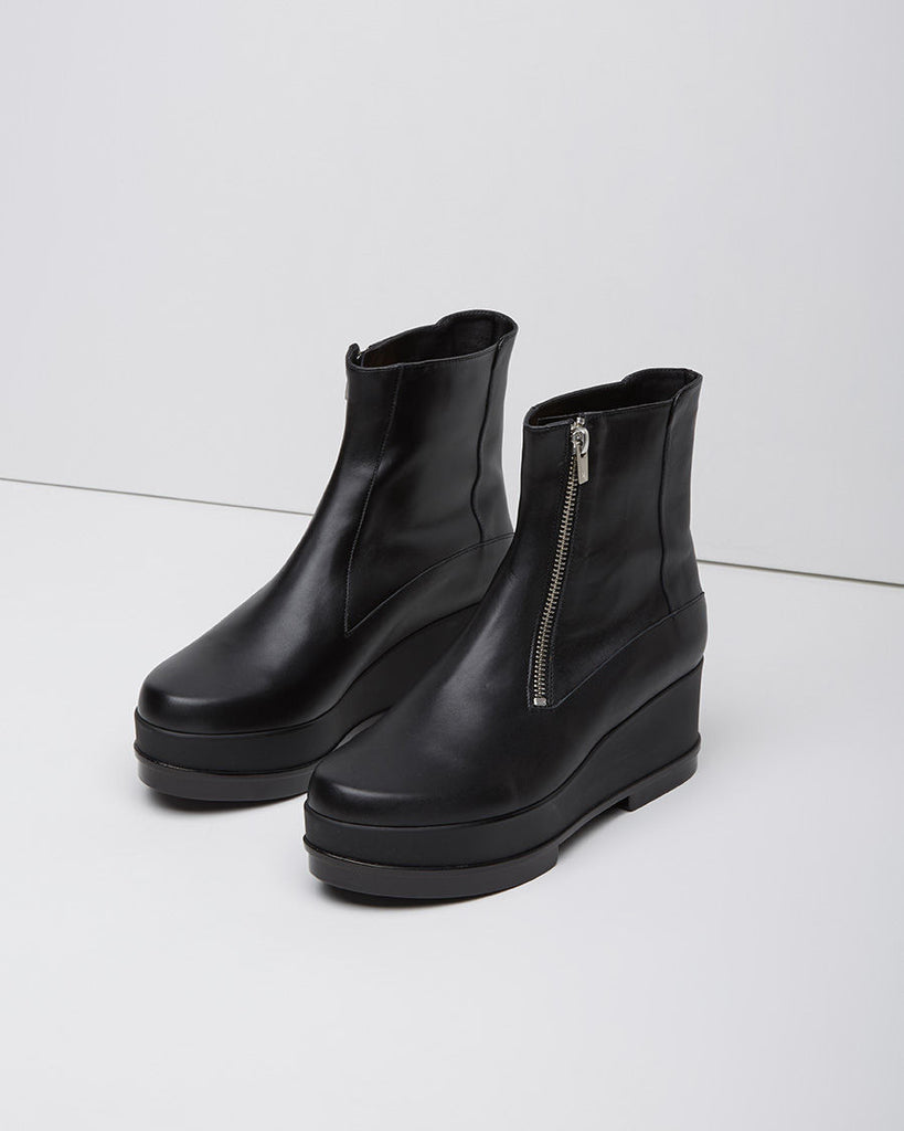 Yensio Platform Wedge Boot