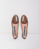 Bleached Leather Flat