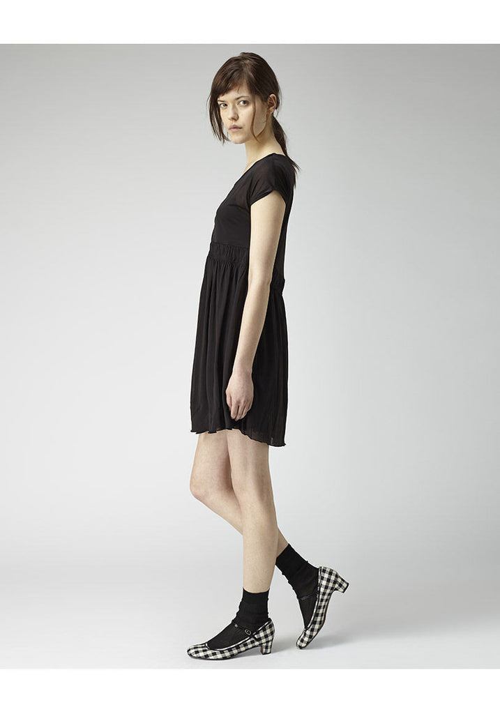 Checked Mary Jane Heel