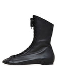 Flat Lace-Up Bootie