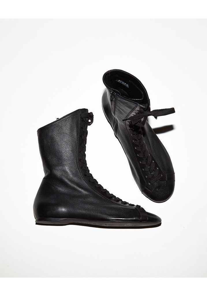 Flat Lace-Up Bootie