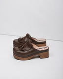 Kilted Tassel Loafer Clog