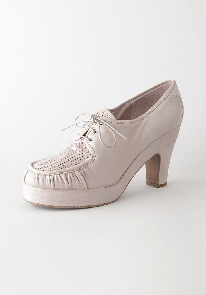 Lace-Up Platform Heel