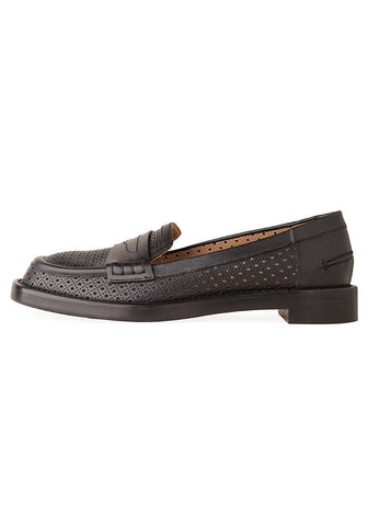 Laser Cut Penny Loafer