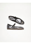 Metallic Mary Jane Flat