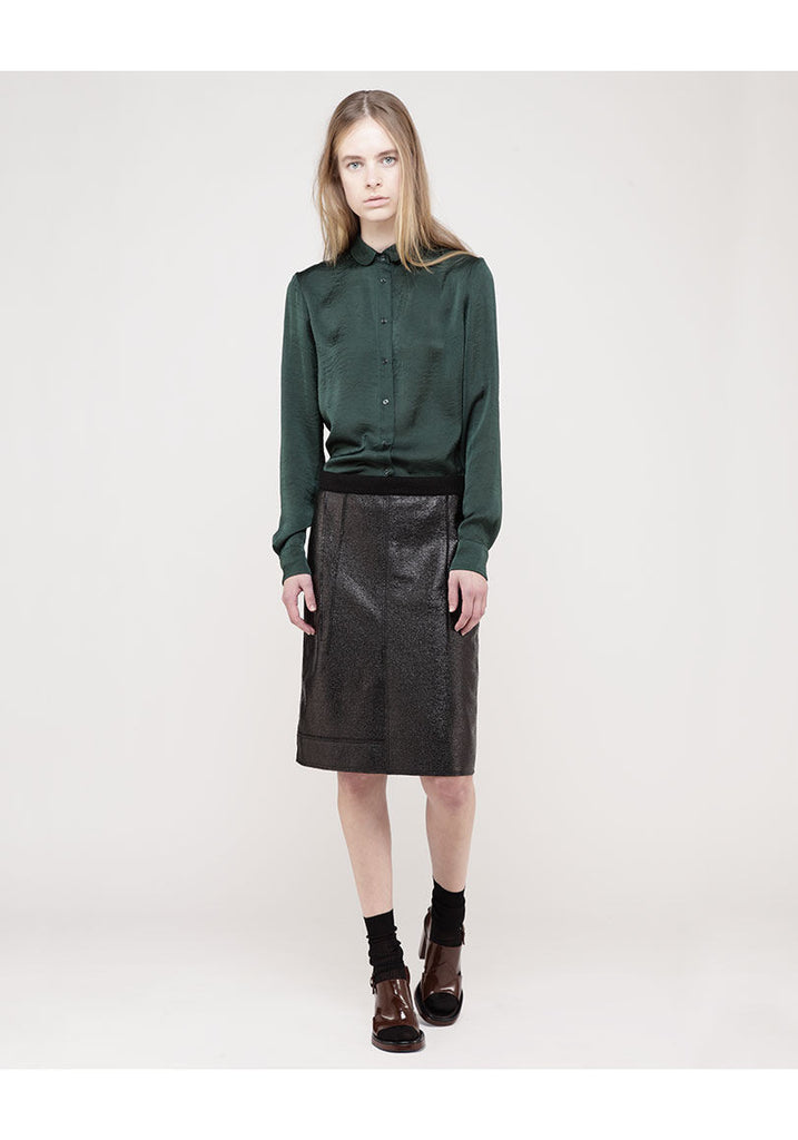 Patent Sandal with Heel