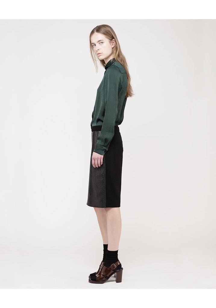 Patent Sandal with Heel