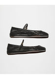 Perforated Mary Jane Flat