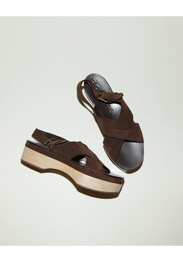 Platform Crisscross Sandal