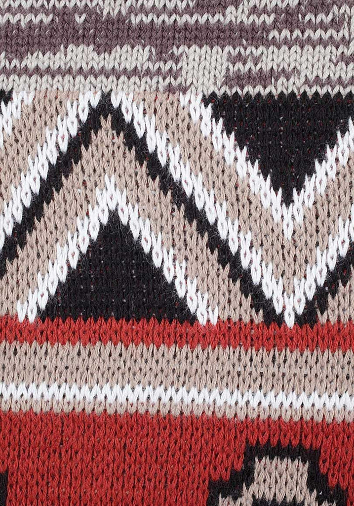Aztec Intarsia Cardigan