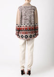 Aztec Intarsia Cardigan