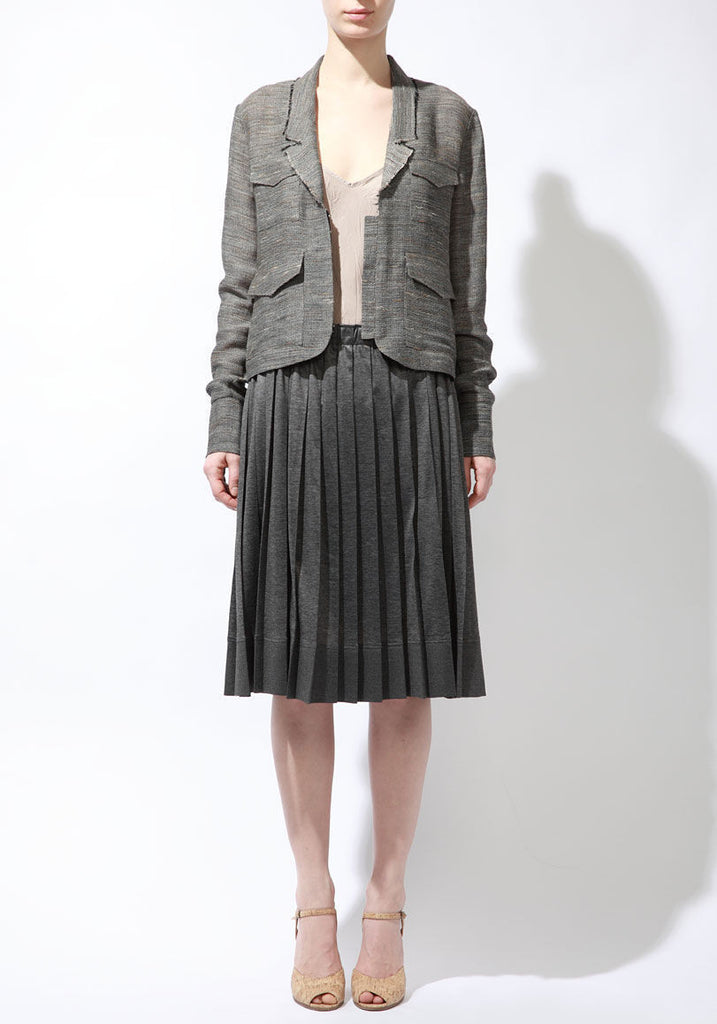 Double Lapel Short Jacket