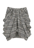 Draped Gauzy Skirt