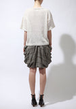 Draped Gauzy Skirt