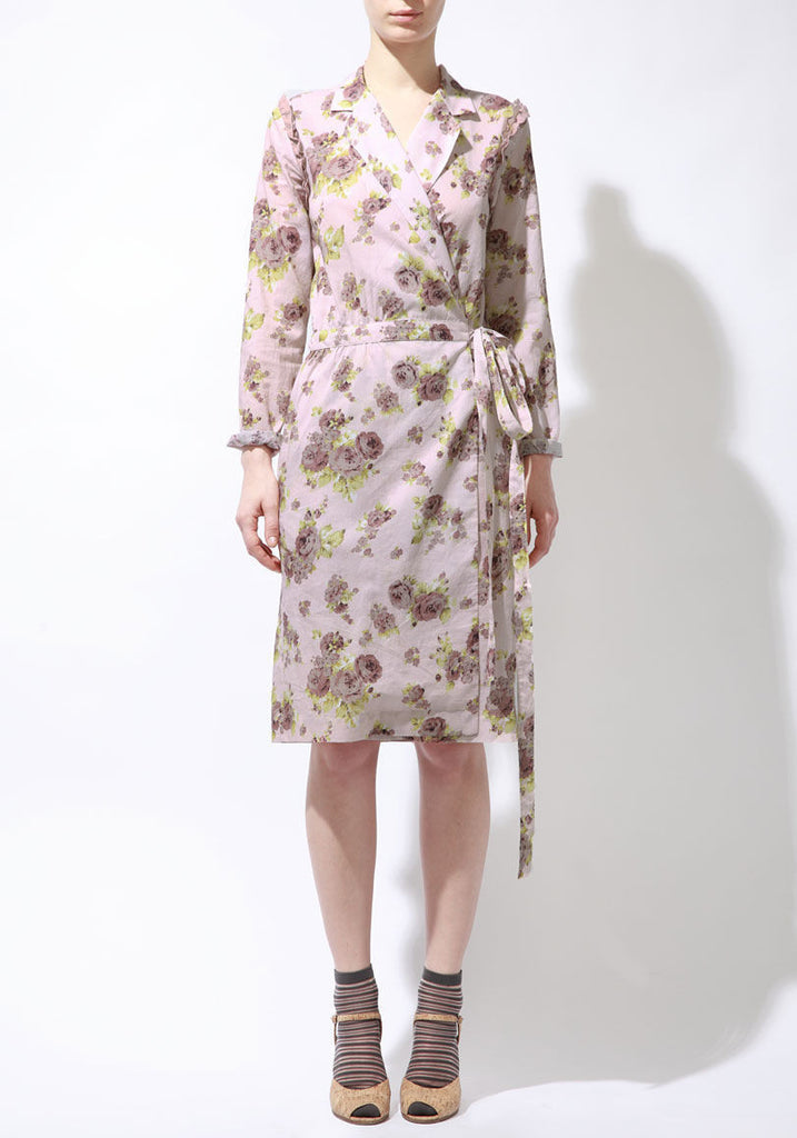Floral Wrap Dress