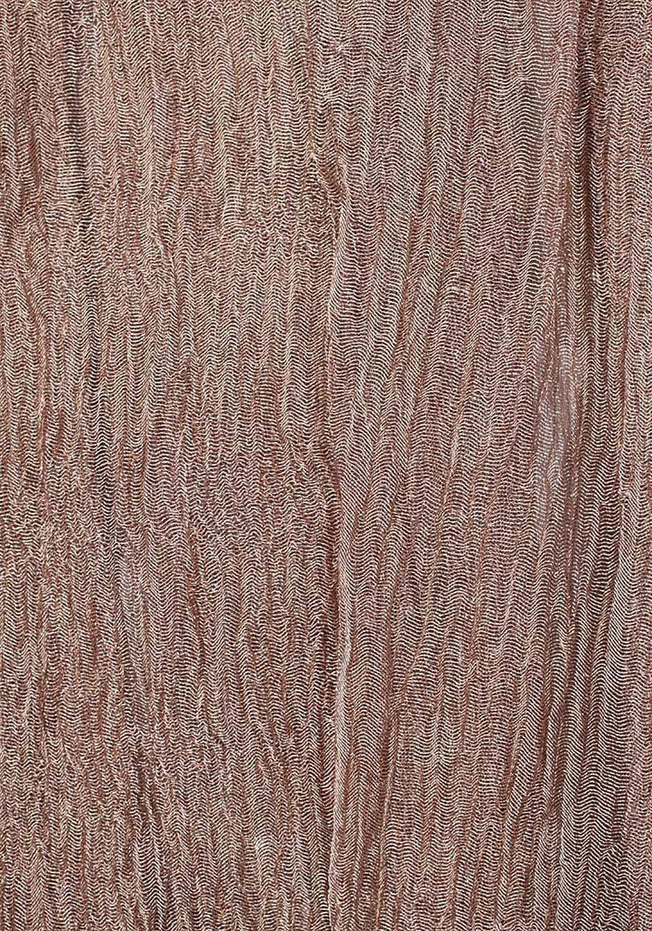 Pleated Metallic Skirt