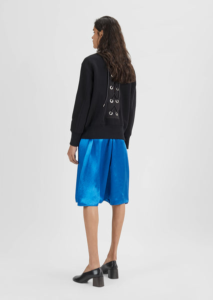 Sabina Satin Midi Skirt by Acne Studios- La Garçonne