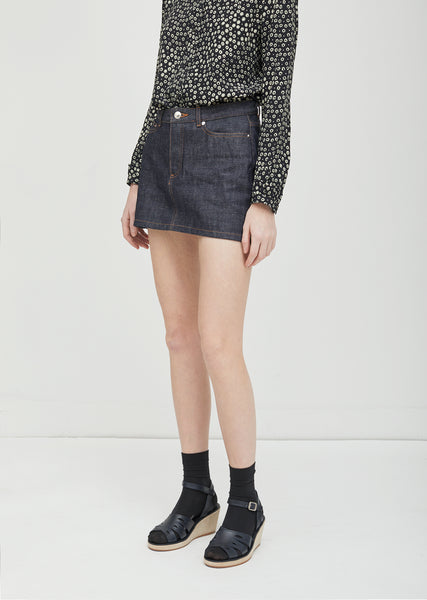 スカート LGB MICRO MINI BLK 27 GLOWNY グロウニー FW24 GIRLFRIEND LACE RUFFLE MINI SKIRT