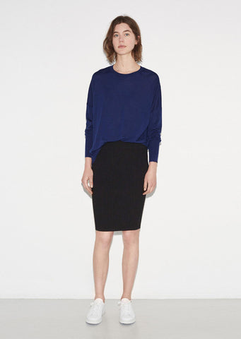 Rib Midi Skirt