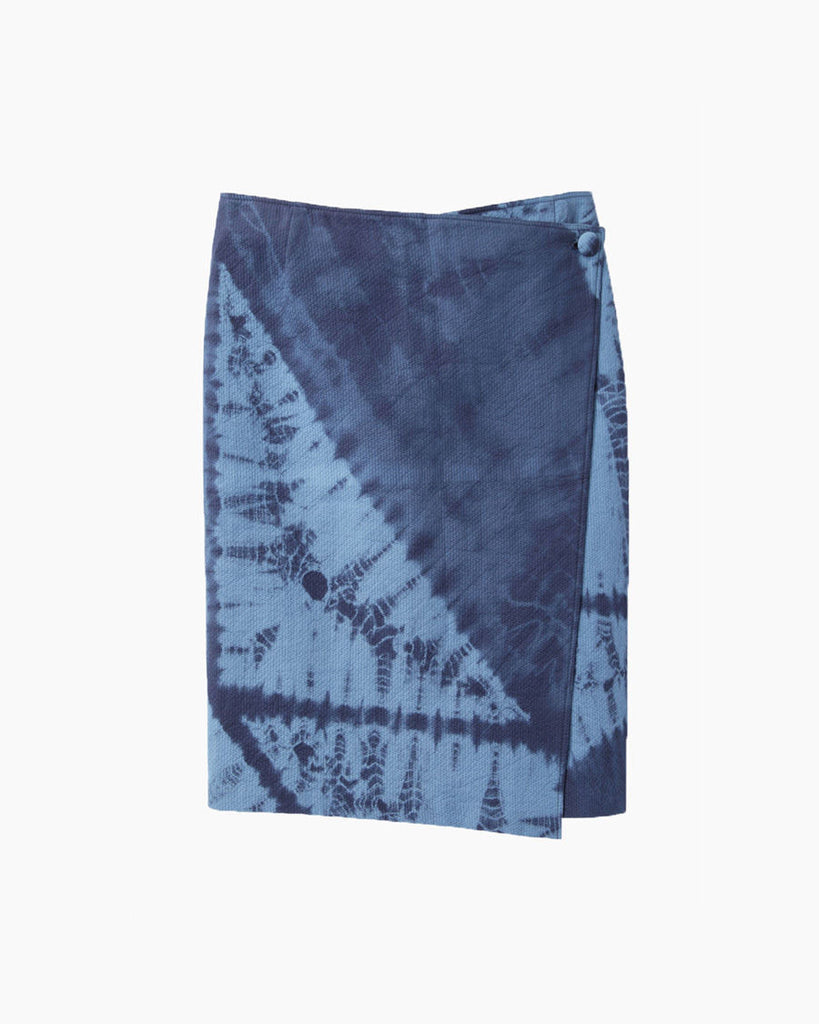 Quilted Shibori Skirt