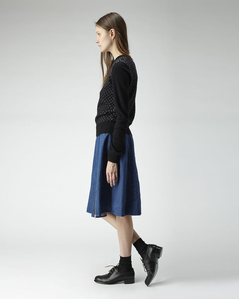 Cashmere Jacquard Pullover