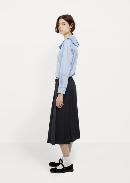 入荷now 買えない Garçons des Comme by Skirt Wool Pleated Girl Garçonne La - スカート