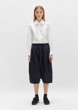 Wool Gabardine Drawstring Pant