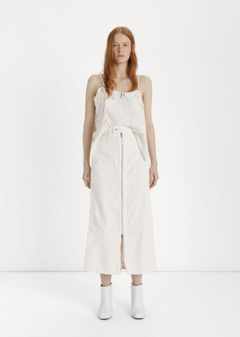 Zip Front Skirt