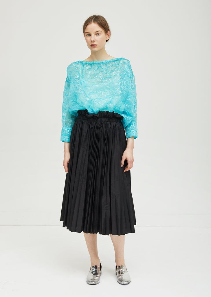 Cotton Pleated Skirt