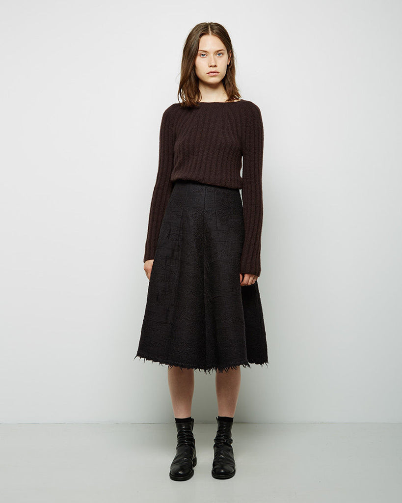 Boiled Wool Circle Skirt