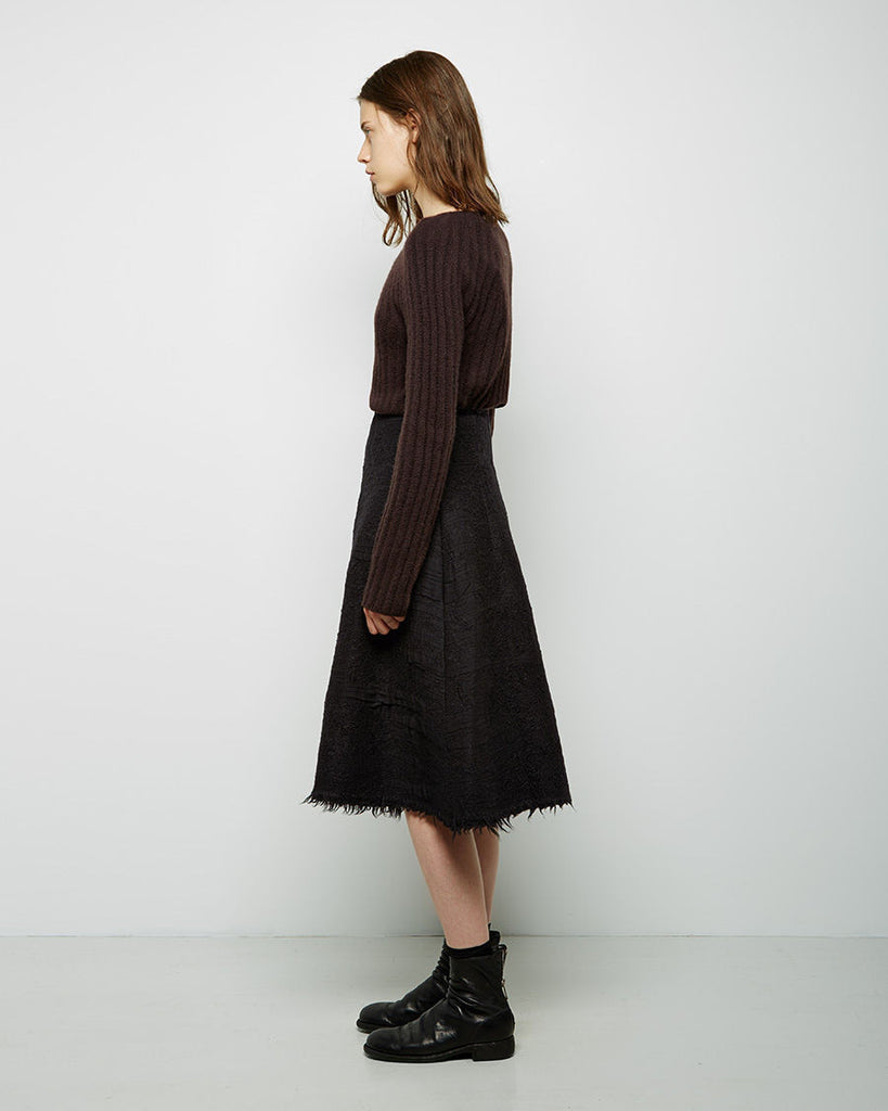 Boiled Wool Circle Skirt