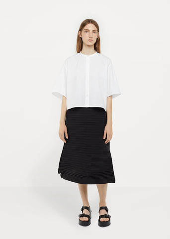 Tribal Pleats Solid Skirt