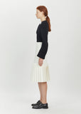 Plissee Drop Waist Skirt