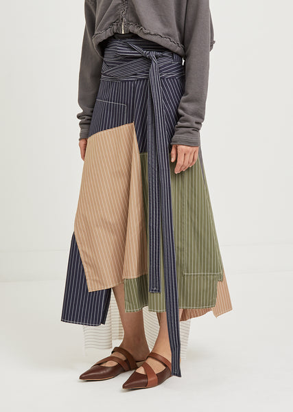 Patchwork Skirt by J.W. Anderson- La Garçonne