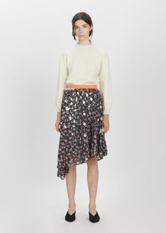 Tulle Asymmetrical Skirt