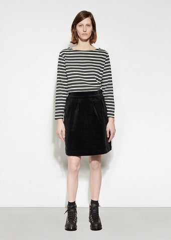 Side Button Skirt