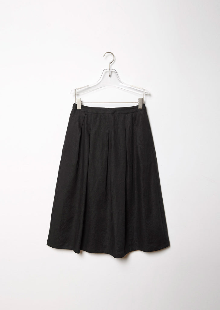 Linen Tuck Skirt