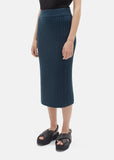 Wool Ribbed Skirt