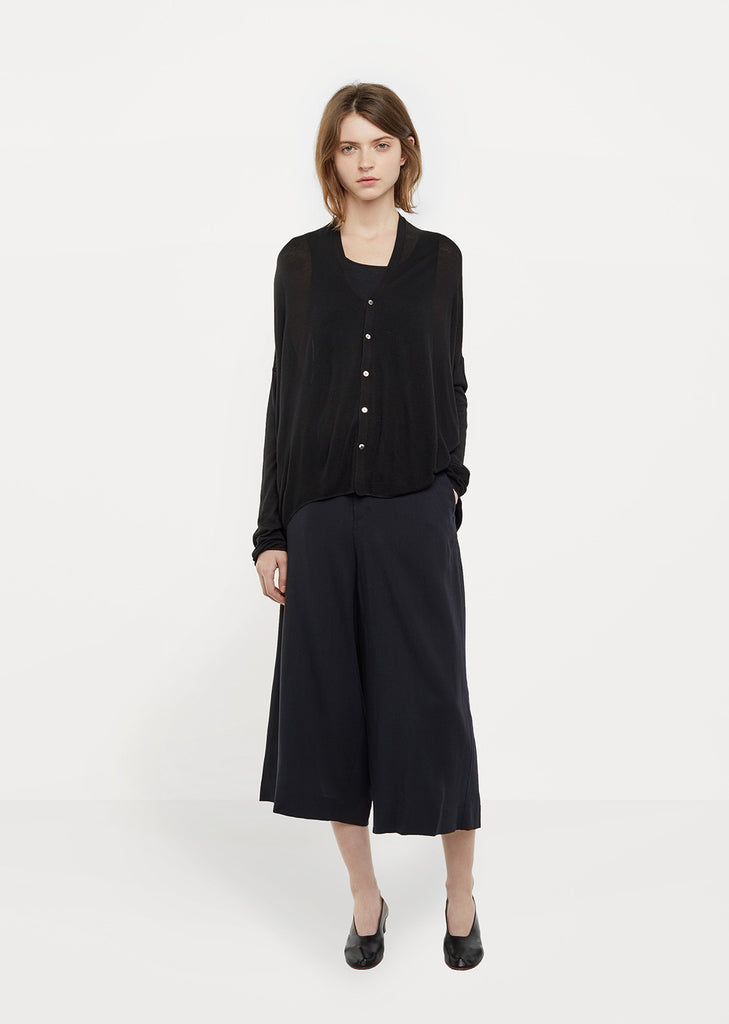 Button-Front Cardigan