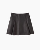 Leather Flare Skirt