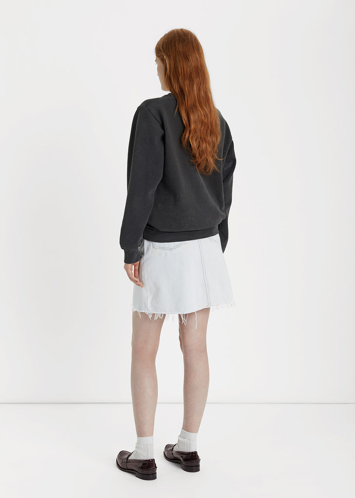 X Levi's High Waisted White Out Skirt