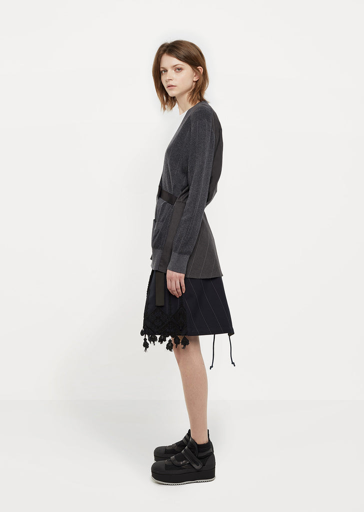 Back Panel Cardigan