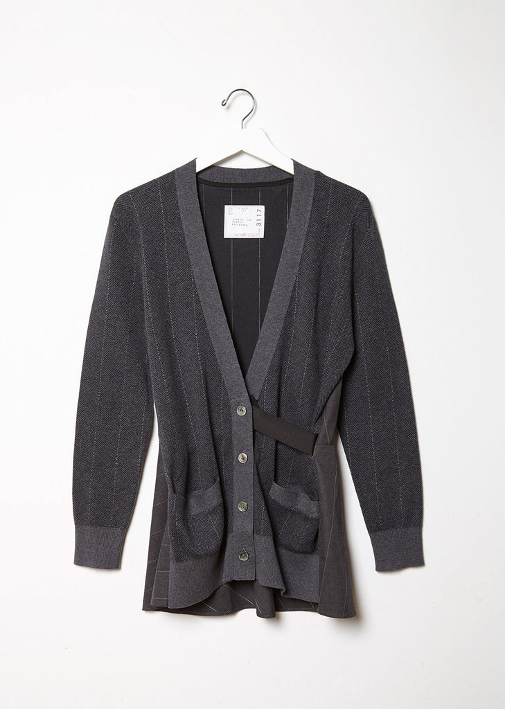 Back Panel Cardigan