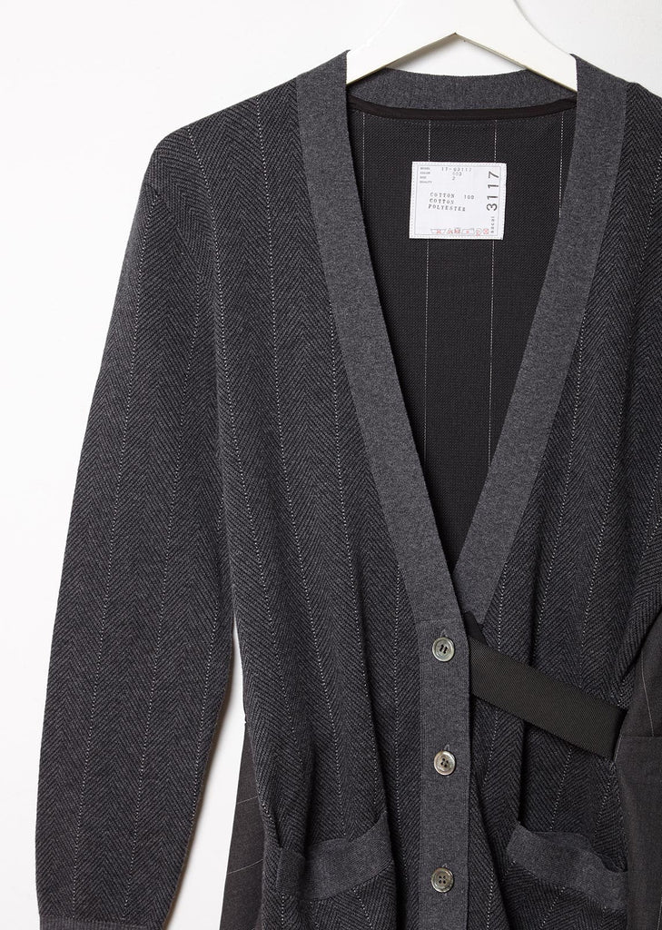 Back Panel Cardigan