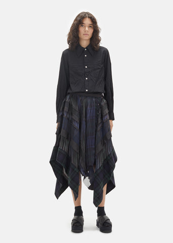 Flannel Plaid Skirt