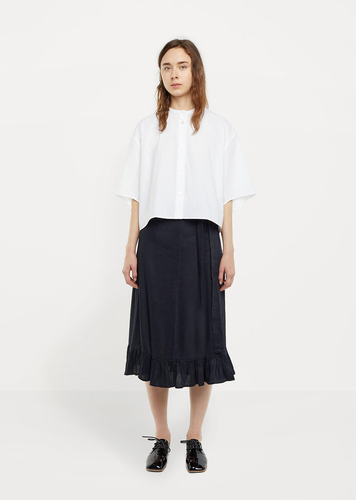 Linen Wrap Skirt