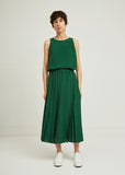 Pleated Midi Skirt