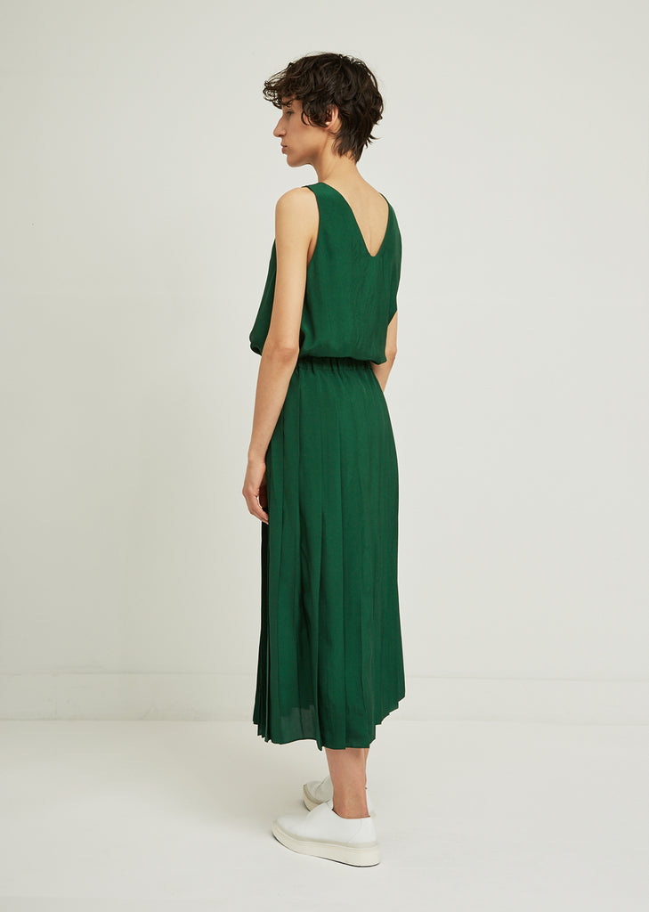 Pleated Midi Skirt